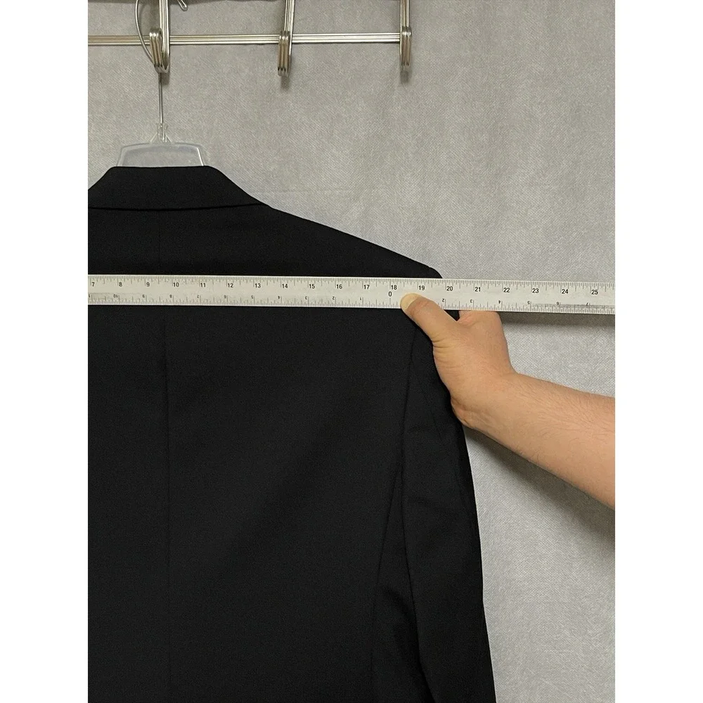 Jos A Bank Tuxedo Suit Men 40S Blk 1B Wool Wedding Prom Mason Formal W34X29 Luxe